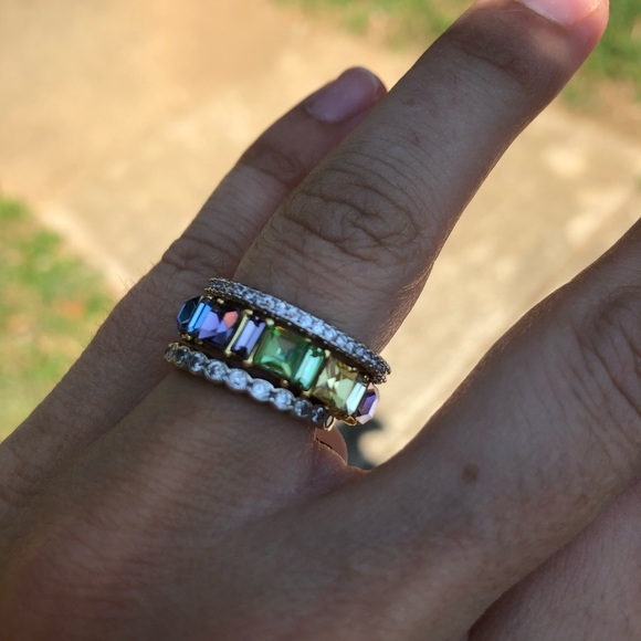 Gemstone Eternity Band - Picture 6 of 8